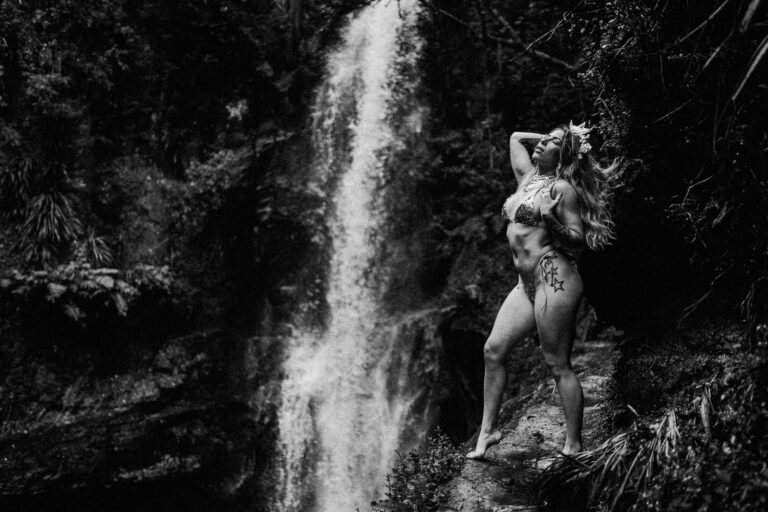 Brooke at Kaiate Falls